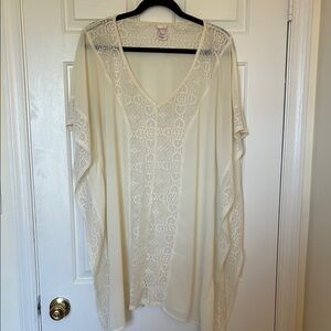 Merona Cream Lace Cover-Up